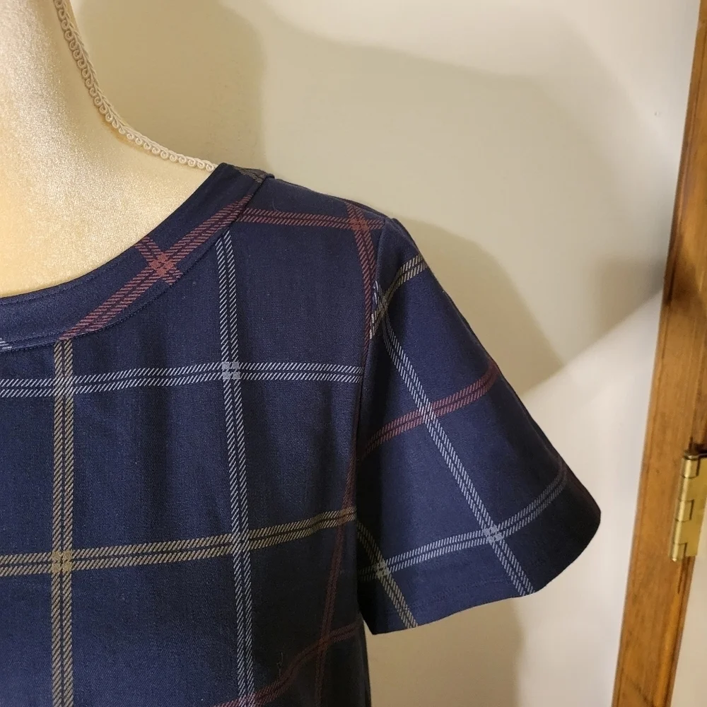 J Crew Women's Relaxed Printed Pocket Dress - Size (14) - Excellent Condition - Picture 7 of 10